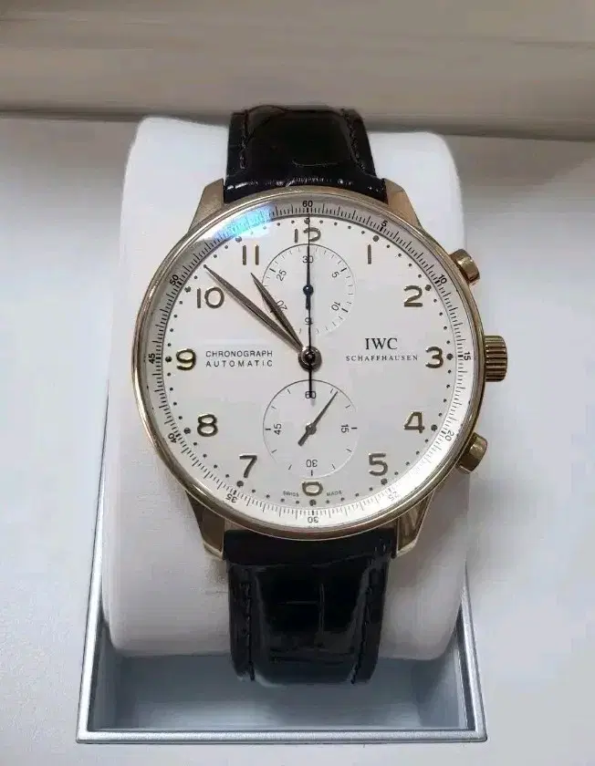 (Pan.Gyo) IWC Portuguese Sharphausen Chrono 18k yel gold keumtong