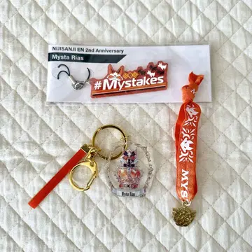 NIJISANJI EN Luxiem 미스타 리아스 키링 3개 세트