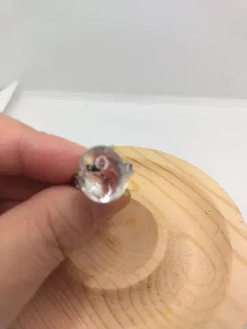 흐르는 모래 크리스탈 반지 직경 14.8mm 높이 12.3mm