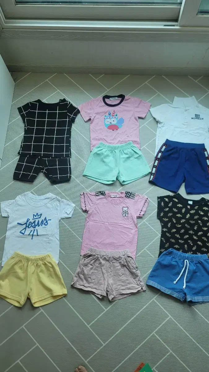 Kids Short Sleeve Shorts Set 100