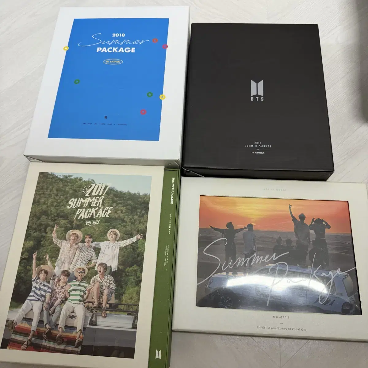 BTS 방탄소년단 썸머패키지 2016~2019 일괄판매
