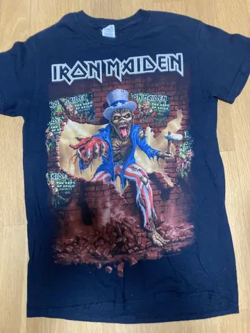 레어 2016 iron Maiden USA 투어 티셔츠