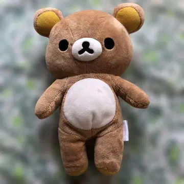 리락쿠마 봉제 인형 등 지퍼 포함