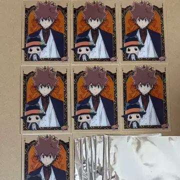 가정교사 히트맨 리본 점페스 아크릴 카드 아쿠카 사와다 츠나요시