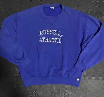 90's 러셀 러셀 로고 스웨트 셔츠 트레이닝복 파랑