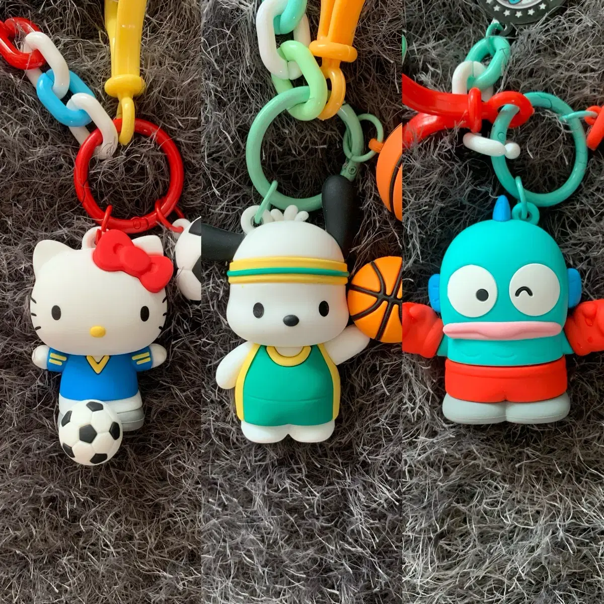 SANRIO | 산리오 (New product) Sanrio Pochacco Sports Basketball Figure Keyring  Mascot Nui Bag Charm #산리오,#포차코,#피규어,#키링,#농구 on Bunjang Global Site., image size:1200x1200
