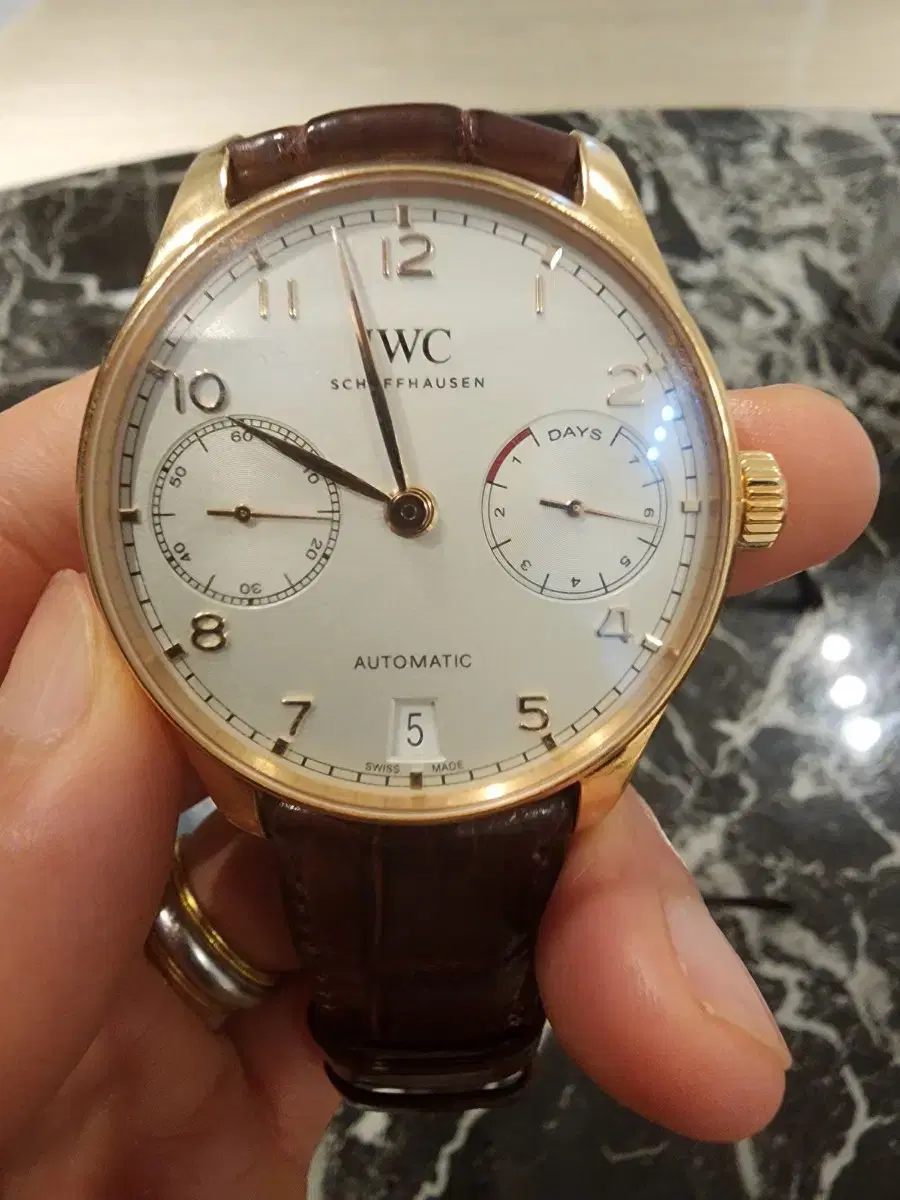 IWC Portuguese Seven Days Gold Case (Gold Owl)