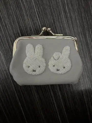 미피 가마구치 지갑 그레이