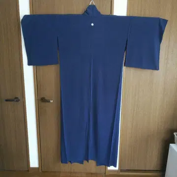 이로무지 명주 하나 문양 여름 기모노
