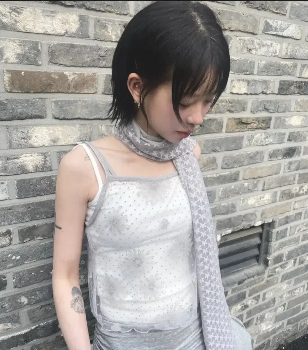 Doughy Doughy Dot Layered Sleeveless