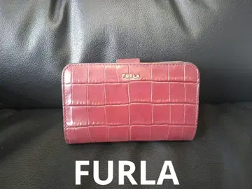 FURLA 훌라 버건디 접이식 지갑 보르도