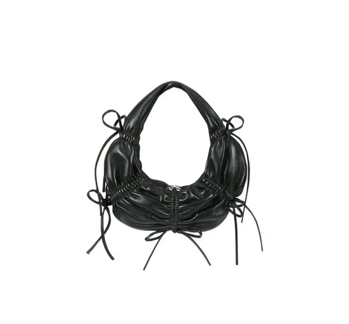 Andersson Bell Small Dumpling Leather Black Shoulder Bag