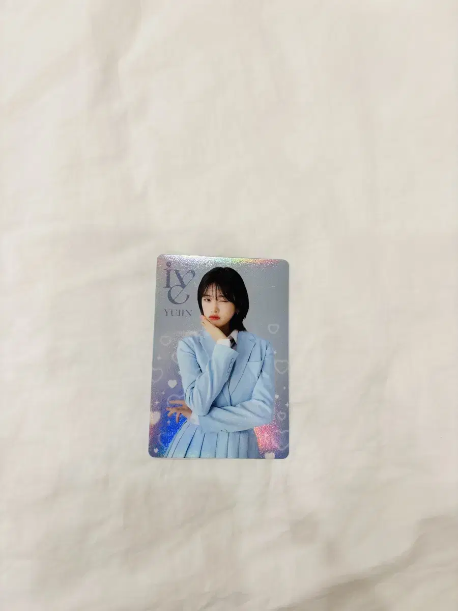 아이브 트윈 웨하스 레어 안유진 포카 팝니다.