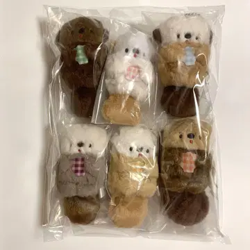 니코야마 포케 푸카푸카 랏코 봉제 인형 전 6종 컴플리트