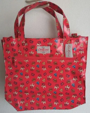 Cath Kidston (캐스 키드슨) 백 빨간색 강아지 패턴 가방