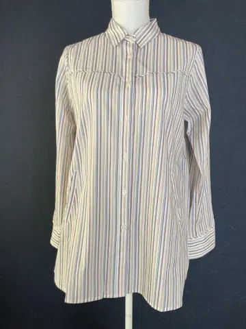 심플 라이프 긴팔 튜닉 스트라이프 M 사이즈 미사용