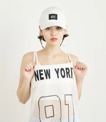 새상품 안나수이 드로코드 캡 화이트 안나수이