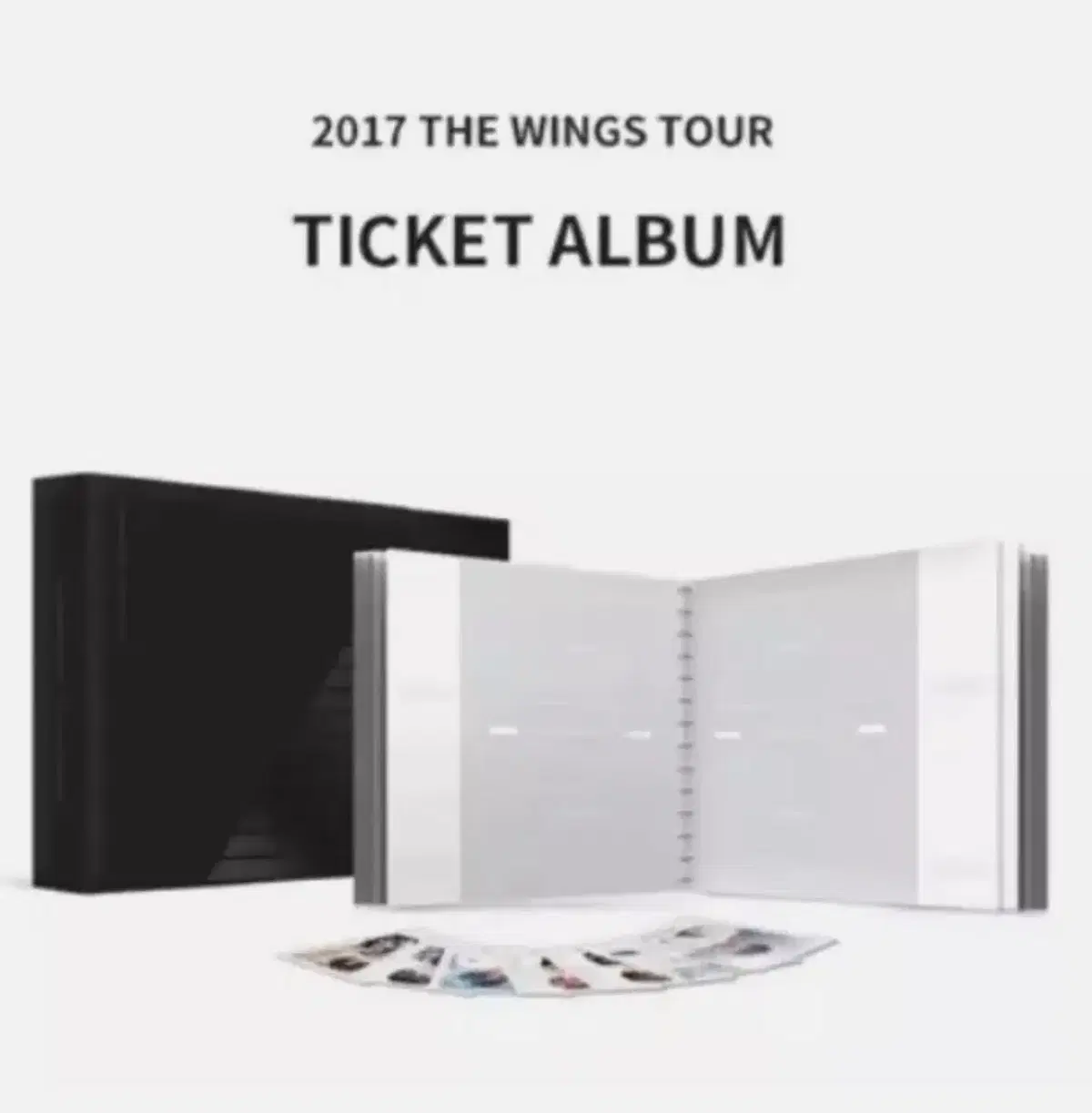 방탄소년단 윙즈투어 티켓 앨범 포카7장 새상품 BTS WINGS TOUR