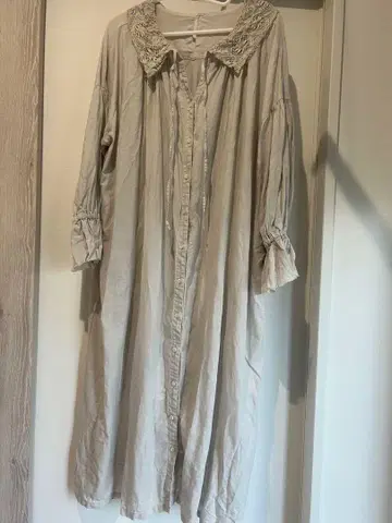 네스트로브 nest Robe 레이스 칼라 2way 스모크 원피스 F