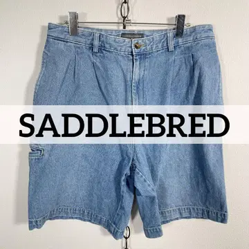 미국 구제 의류 90년대 빈티지 SADDLEBRED 데님 숏팬츠