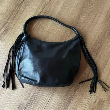 아메리칸 캐주얼 천연 가죽 베지터블 프린지 백