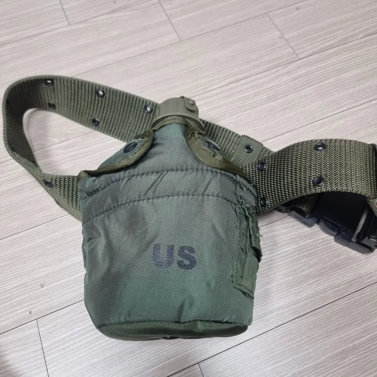 미군 오리지널 탄띠.수통 대드스탁