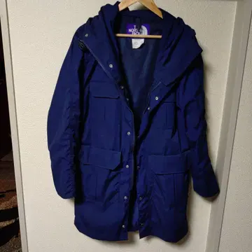 THE NORTH FACE 퍼플 라벨 마운틴 후드티 롱