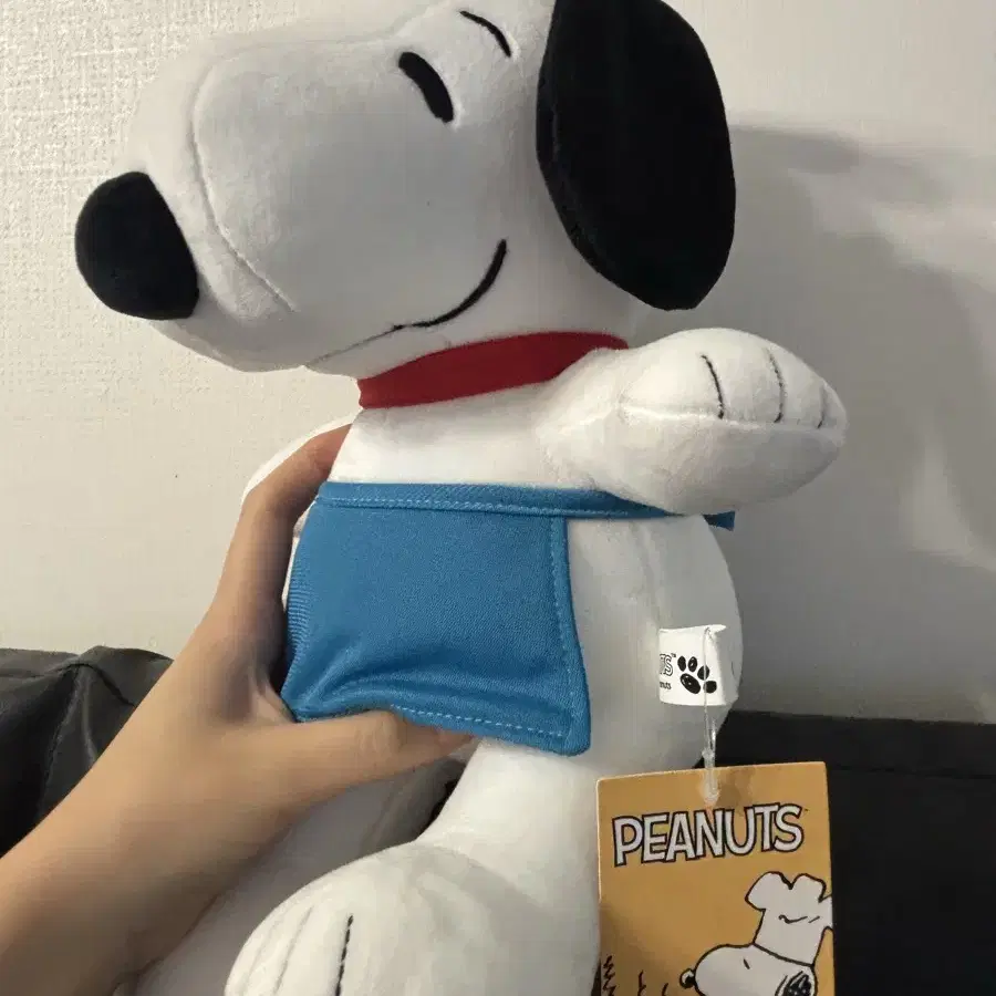 (새상품) 요리사 앞치마 스누피 인형