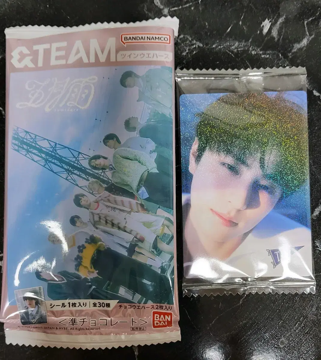 앤팀 &team 사미다레 타키 트윈 웨하스 웨이퍼 포카