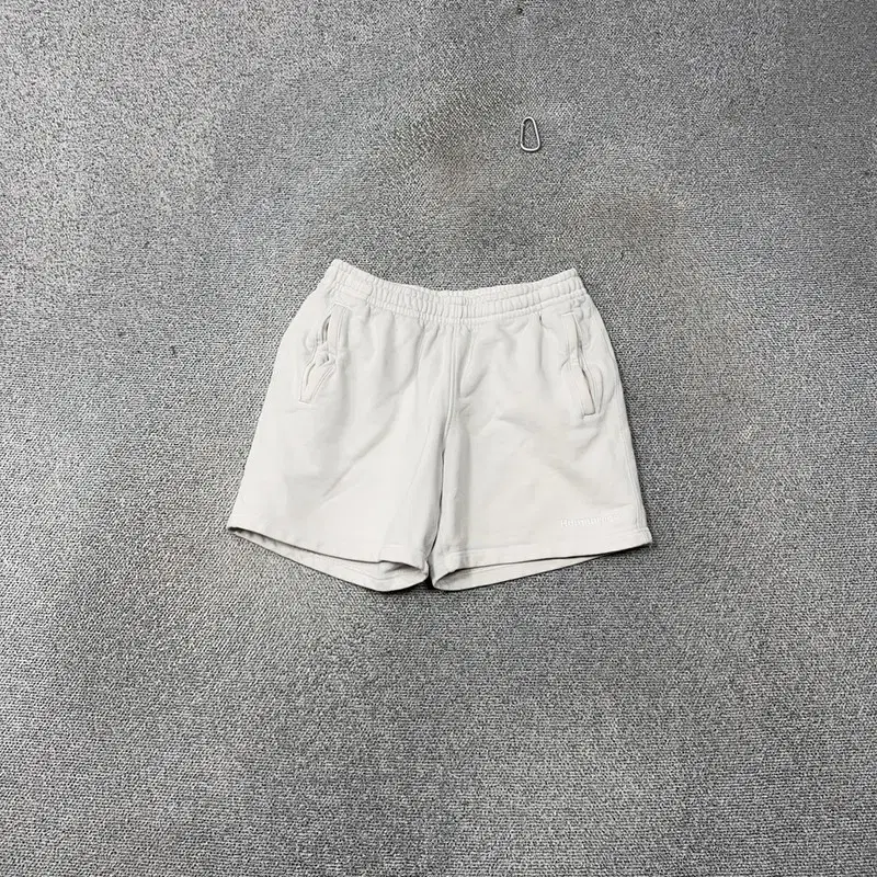 ADIDAS 아디다스 Adidas Human Race All White Cotton Short Shorts