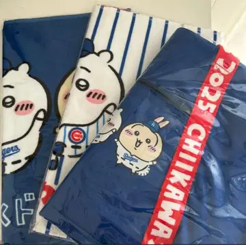 치이카와 (먼작귀) MLB 토트백 페이스타월 다저스 컵스 세트