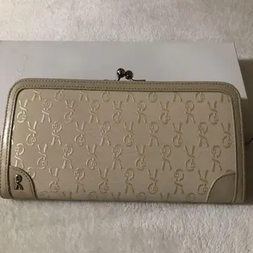 미사용 로베르타 디카메리노 가마구치 장지갑