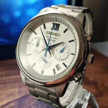 작동 제품 SEIKO 세이코 크로노그래프 데이트 쿼츠 6T63-00N0