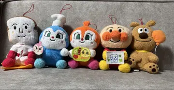 호빵맨 봉제 인형 5종 세트