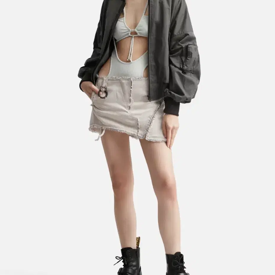 hyein hyein seo Denim Skirt (Black) Size #혜인서,#데님스커트