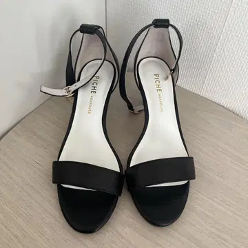 PICHE ABAHOUSE 샌들 블랙 앵클 스트랩