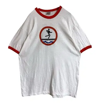 80s 헤인즈 USA제 빈티지 T 링거 T 화이트 XL 흰색 4317