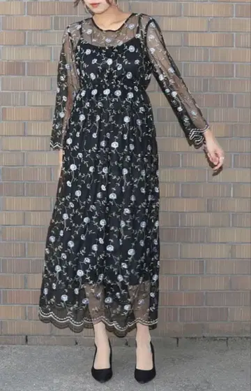 kanaell 올 레이스 드레스 M