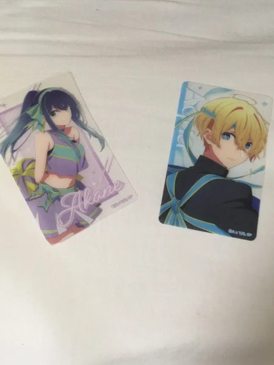 Oshi No Ko Clear Card Akane Aqua