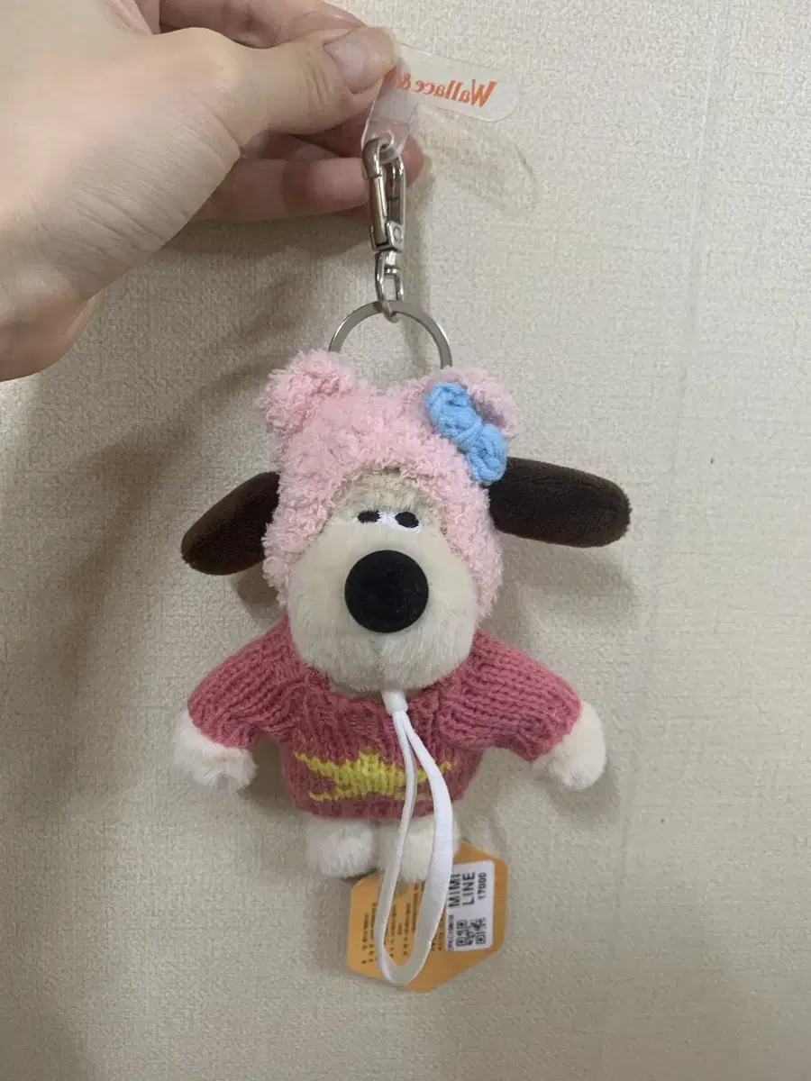월레스와 그로밋 인형 키링 택0