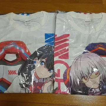 GRIDMAN 빌리지 뱅가드 티셔츠 호타 로카, 신조 아카네 세트