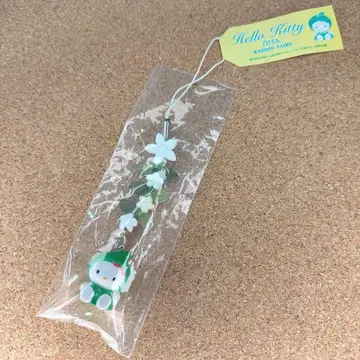 초레어 레어 헬로키티 오이타 한정판 카보스 페어리 꽃 스트랩 산리오