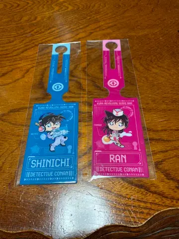 명탐정 코난 신이치 란 러기지 태그 2개 세트