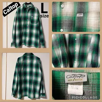 Caltop 옴브레 체크 셔츠