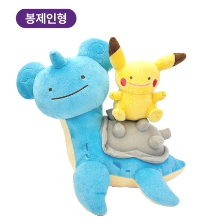 포켓몬스터 메타몽 변신 라프라스 피카츄 봉제 인형 판매