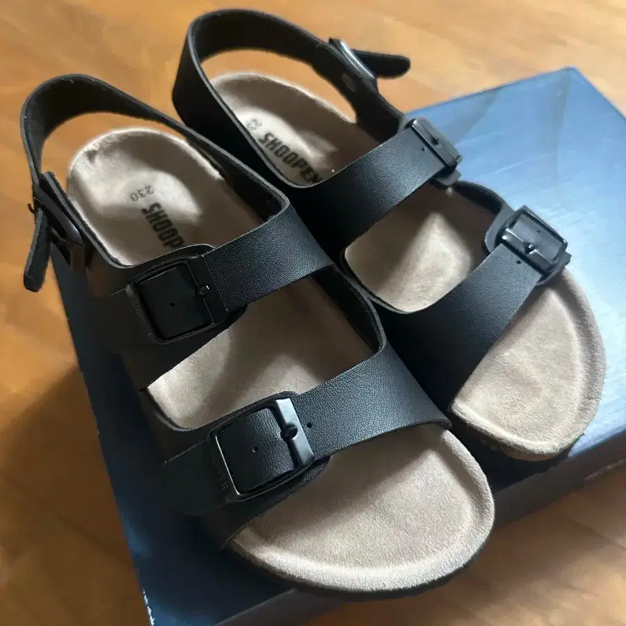 SHOOPEN 슈펜 SHOOPEN Black Sandals 230 on Bunjang Global