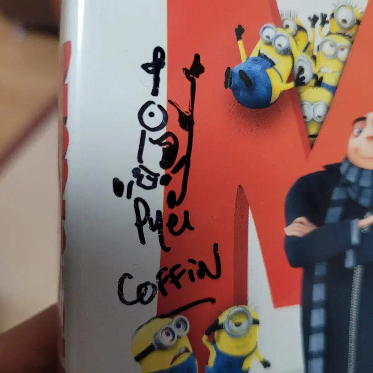 Autographed Despicable Me Part 1 DVD Minions Pierre Coffin Director