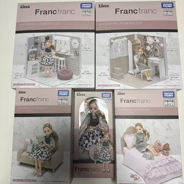 리카짱 Francfranc 콜라보 5종