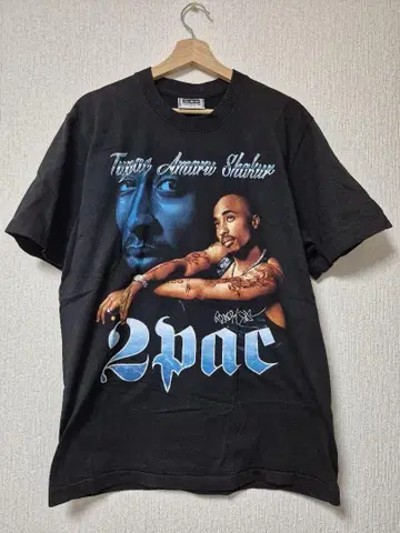 2pac 그래픽 티셔츠 랩 티셔츠