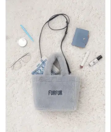 FURFUR 에코 파우치 토트백 라이트 블루